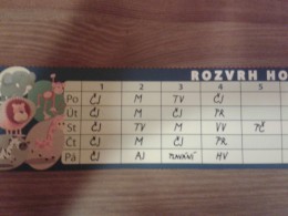 Rozvrh