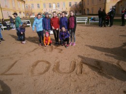 Krásný Dvůr - Jarní běh zámeckým parkem(3.4.2016)