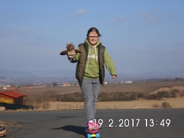 Amálčin slunečný víkend s Dorotkou