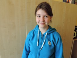 Vítězka školního kola soutěže Matematický klokan