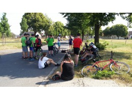 Cyklistický výlet spojený s exkurzí na letišti Raná 22. 6. 2017