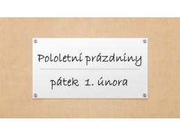 Pololetní vysvědčení