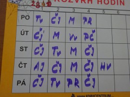 Rozvrh hodin