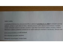 Informace pro rodiče